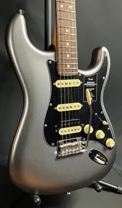 FENDER AMERICAN PROFESSIONAL II STRATOCASTER HSS ELECTRIC GUITAR MERCURY FINISH