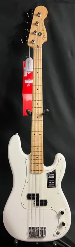 FENDER PLAYER PRECISION BASS 4-STRING BASS GUITAR POLAR WHITE