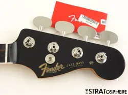 FENDER GOLD FOIL J JAZZ BASS NECK + TUNERS BASS GUITAR BOUND 