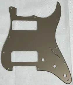 ACRYLIC GOLD FOR FIT FENDER STRATOCASTER P90 2 PICKUP STRAT GUITAR PICKGUARD