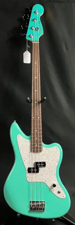FENDER LIMITED EDITION MARK HOPPUS JAGUAR BASS 4-STRING BASS GUITAR SEA FOAM
