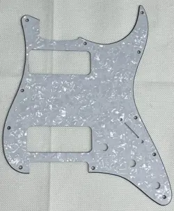 WHITE PEARL FOR FIT FENDER STRATOCASTER P90 2 PICKUP STRAT GUITAR PICKGUARD