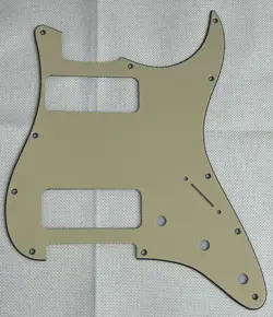 VINTAGE YELLOW FOR FIT FENDER STRATOCASTER P90 2 PICKUP STRAT GUITAR PICKGUARD
