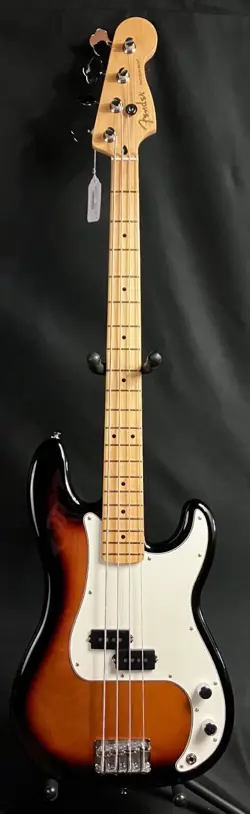 FENDER PLAYER PRECISION BASS 4-STRING BASS GUITAR 3-TONE SUNBURST