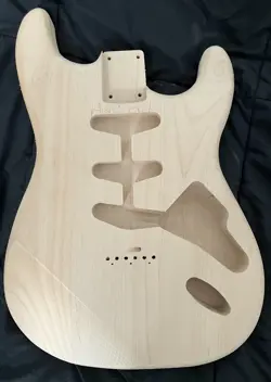 UNFINISHED STRATOCASTER HARD TAIL BODY - ALDER - SSS ROUTING “FITS@FENDER SPECS”