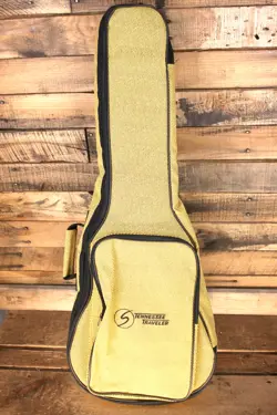 SAMICK  PADDED TRAVEL GUITAR GIG BAG (FITS FENDER SQUIRE MINI), TWEED #R8276