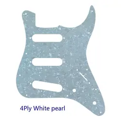 FOR FENDER SQUIER 3/4 SIZE ELECTRIC GUITAR KIDS MINI STRAT PICKGUARD,WHITE PEARL