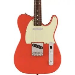 USED FENDER VINTERA II '60S TELECASTER ROSEWOOD - FIESTA RED