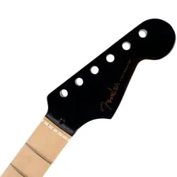 FENDER AMERICAN PRO STRATOCASTER GUITAR NECK MAPLE FRETBOARD BLACK HEADSTOCK