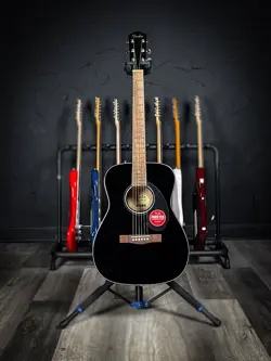 FENDER CC-60S CONCERT V2 ACOUSTIC GUITAR - BLACK