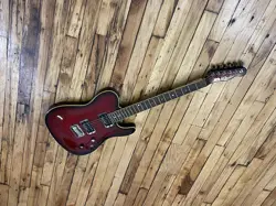 FENDER SPECIAL EDITION CUSTOM TELECASTER  - BLACK CHERRY BURST - MADE IN KOREA