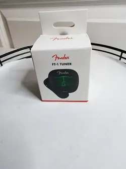 NEW FENDER FT-1 PROFESSIONAL CLIP-ON TUNER FOR GUITAR BASS VIOLIN UKULELE