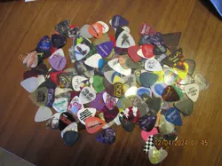 LOT OF OVER 150 ASSORTED GUITAR PICKS - VINTAGE, PROMOS, & OTHERS! #1
