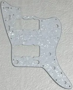 NEW GREAT-FOR FENDER AMERICAN VINTAGE 62 JAZZMASTER STYLE GUITAR PICKGUARD WHITE