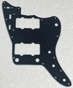 NEW GREAT-FOR FITS FENDER JAPAN JAZZMASTER STYLE GUITAR PICKGUARD 3 PLY BLACK