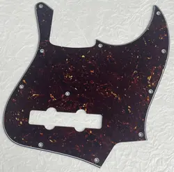 NEW GREAT-FOR FENDER GEDDY LEE JAZZ BASS STYLE GUITAR PICKGUARD BROWN TORTOISE