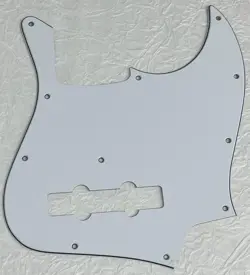 NEW GREAT-FOR FENDER GEDDY LEE JAZZ BASS STYLE GUITAR PICKGUARD 3 PLY WHITE