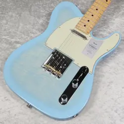 FENDER 2024 COLLECTION MIJ HYBRID II TELECASTER MAPLE FLAME CELESTE BLUE
