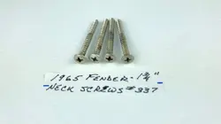 1965 FENDER NECK/PLATE MOUNTING SCREWS 1-3/4