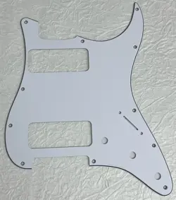 NEW-FOR FENDER STRATOCASTER 2 P90 PICKUP STRAT PICKUP GUITAR PICKGUARD WHITE