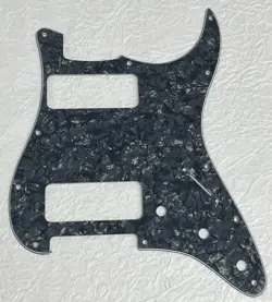NEW-FOR FENDER STRATOCASTER 2 P90 PICKUP STRAT PICKUP GUITAR PICKGUARD BLACK