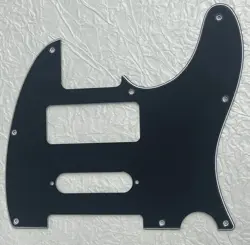 NEW GREAT-FOR FENDER TELE 8 HOLE P90 STRAT PICKUP STYLE GUITAR PICKGUARD BLACK