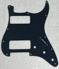 NEW-FOR FENDER STRATOCASTER 2 P90 PICKUP STRAT PICKUP GUITAR PICKGUARD 1 BLACK