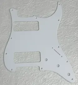 NEW-FOR FENDER STRATOCASTER 2 P90 PICKUP STRAT PICKUP GUITAR PICKGUARD 1 WHITE