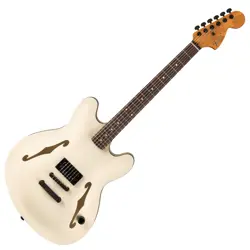 FENDER TOM DELONGE STARCASTER RW BHW SATIN OLYMPIC WHITE ELECTRIC GUITAR