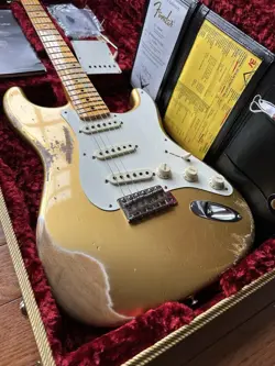 2018 FENDER CUSTOM SHOP ‘58 STRATOCASTER HEAVY RELIC - AGED GOLD