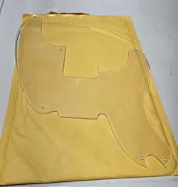 GUITAR PICKGUARD FOR FENDER TELECASTER PRECISION BASS STYLE CLEAR TRANSPARENT