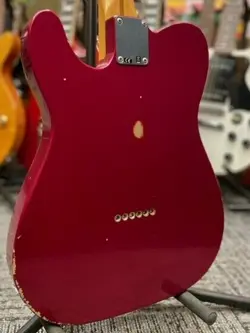 FENDER LIMITED EDITION ROAD WORN '50S TELECASTER -CANDY APPLE RED- MADE IN