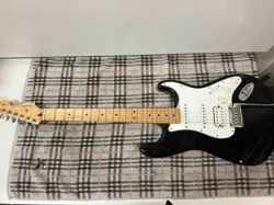 ELECTRIC GUITAR FENDER MEXICO STRATOCASTER BLACK S/N MX18068869 WITH SOFT CASE