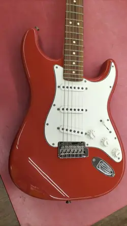 FENDER MEXICO PLAYER STRATOCASTER USED ALDER BODY ROSEWOOD FINGERBOARD W/GIGCASE