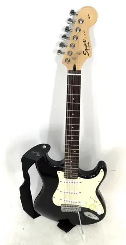 SQUIER BY FENDER 6 STRING ELECTRIC GUITAR WITH GIG BAG