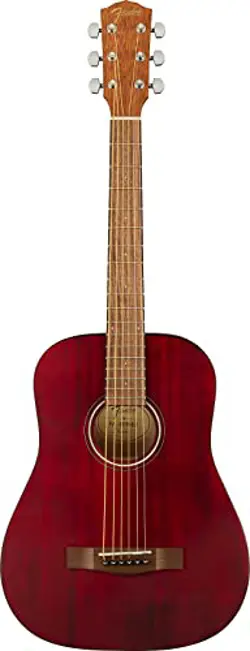 FENDER FA-15 3/4-SCALE KIDS STEEL STRING ACOUSTIC GUITAR - RED