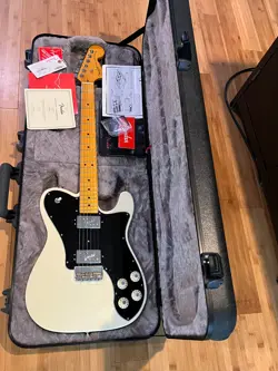 FENDER AMERICAN PROFESSIONAL II TELECASTER DELUXE OLYMPIC WHITE - PLEASE READ