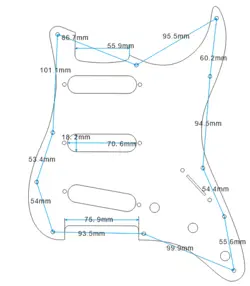 ST STRATOCASTER GUITAR