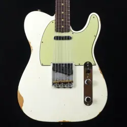 FENDER CUSTOM SHOP LIMITED EDITION 1961 TELECASTER RELIC AGED OLYMPIC WHITE