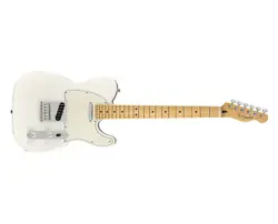 USED FENDER PLAYER TELECASTER - POLAR WHITE W/ MAPLE FB