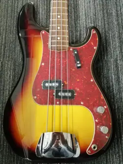 FENDER MADE IN JAPAX HAMB OKAMOTO P BASS 3TS USED 2021 BASSWOOD BODY W/GIG CASE