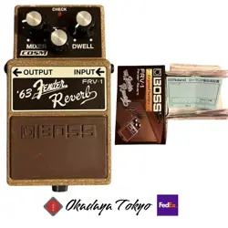 BOSS FRV-1 ‘63 FENDER REVERB GUITAR PEDAL W/BOX MANUAL