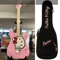 LIMITED SQUIER BY FENDER HELLO KITTY STRATOCASTER PINK BRAND NEW