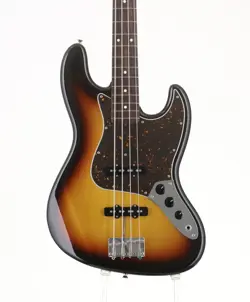 FENDER JAPAN JB62 3-TONE SUNBURST 2010-2012 USED BASSWOOD BODY W/SOFT CASE