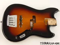 FENDER AMERICAN PERFORMER MUSTANG BASS BODY + HARDWARE USA 3TS