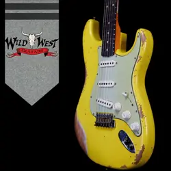 FENDER CUSTOM SHOP 1961 STRATOCASTER HEAVY RELIC GRAFFITI YELLOW