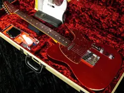 FENDER CUSTOM SHOP NAMM SHOW LIMITED 1963 TELECASTER RELIC AGED CANDY APPLE RED