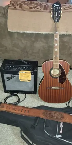 ELECTRIC-ACOUSTIC GUITAR FENDER