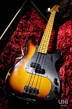 FENDER CUSTOM SHOP S21 LIMITED 1958 PRECISION BASS RELIC FADED/AGED CHOCOLATE SA