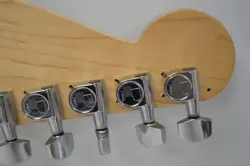 1998 FENDER STRATOCASTER MIM ELECTRIC GUITAR BLACK W/ MAPLE NECK